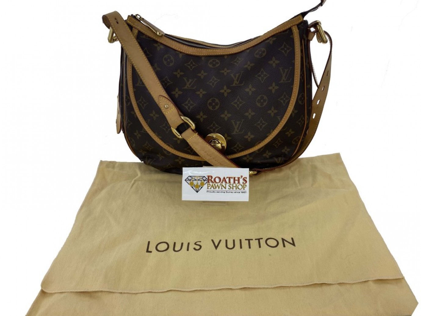 LOUIS VUITTON Monogram Tulum GM Shoulder Bag
