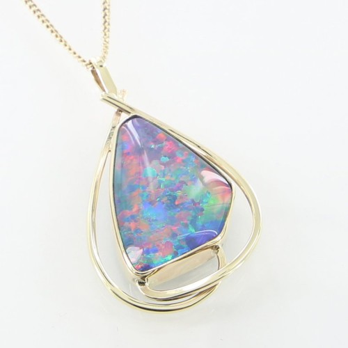 Ladies Opal Doublet Necklace Roath's Pawn