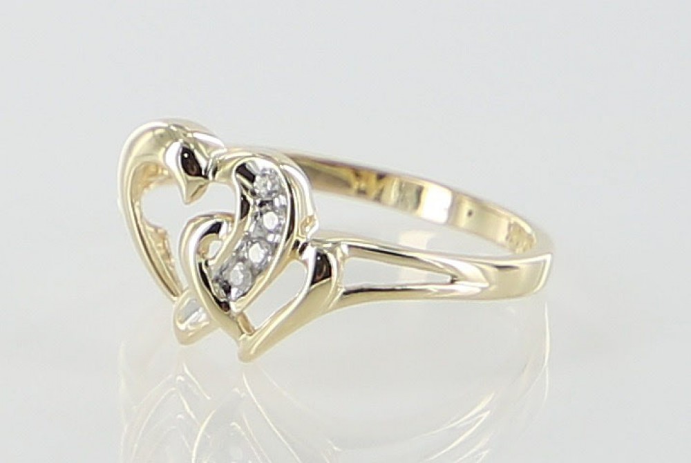 Ladies Diamond Heart Ring | Roath's Pawn